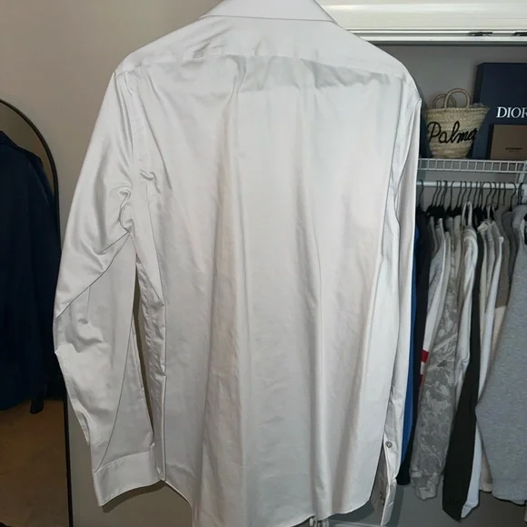 Calvin Klein Silver Dress Shirt - Picture 4 of 4